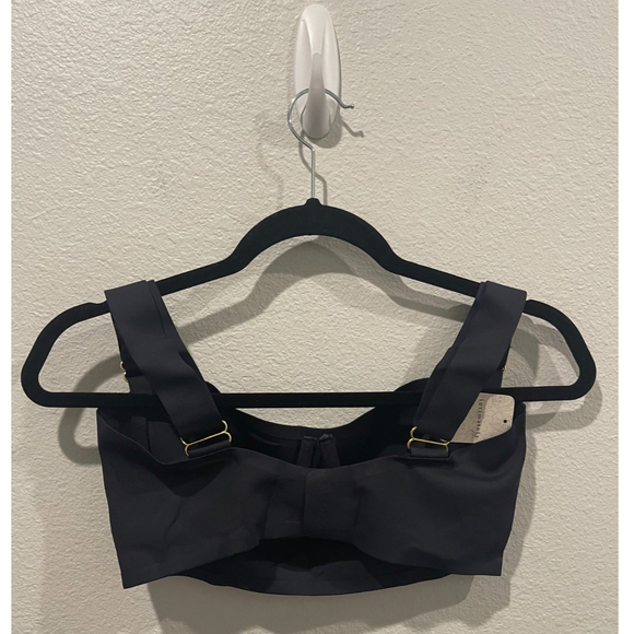 FREE PEOPLE Naomi Longline Black Bra - Picture 6 of 7